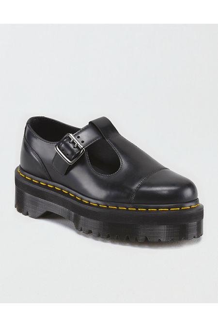 Dr. Martens Womens Bethan Leather Platform Shoes Women's Black 6 by AMERICAN EAGLE
