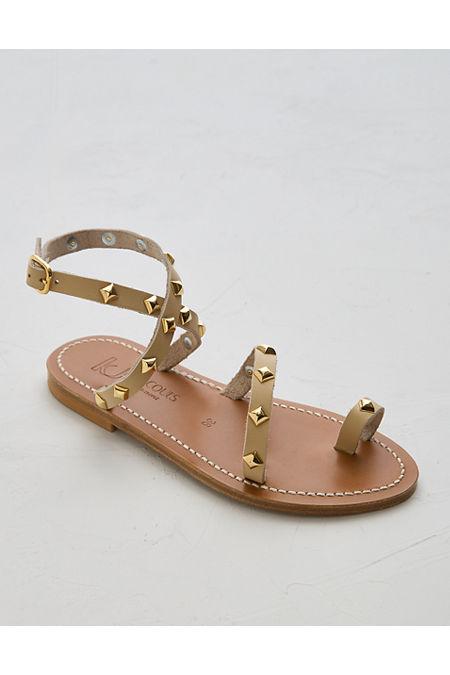 K.Jacques Lokipyr Studded Sandal NULL Beige by AMERICAN EAGLE