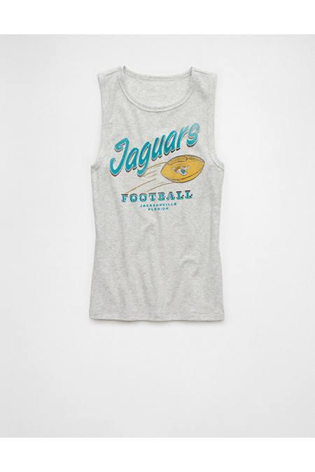 NFL Jacksonville Jaguars Tank Top Women's Heather Gray by AMERICAN EAGLE NFL Jacksonville Jaguars Tank Top Women's Heather Gray by AMERICAN EAGLE