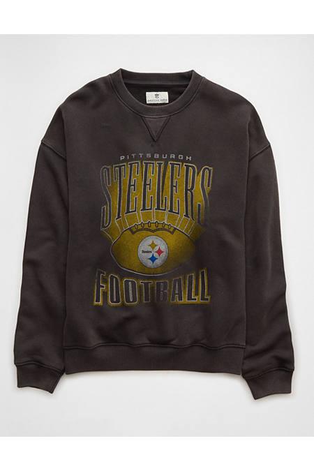 NFPittsburgh Steelers Crew Neck Sweatshirt Women's Black by AMERICAN EAGLE NFPittsburgh Steelers Crew Neck Sweatshirt Women's Black by AMERICAN EAGLE