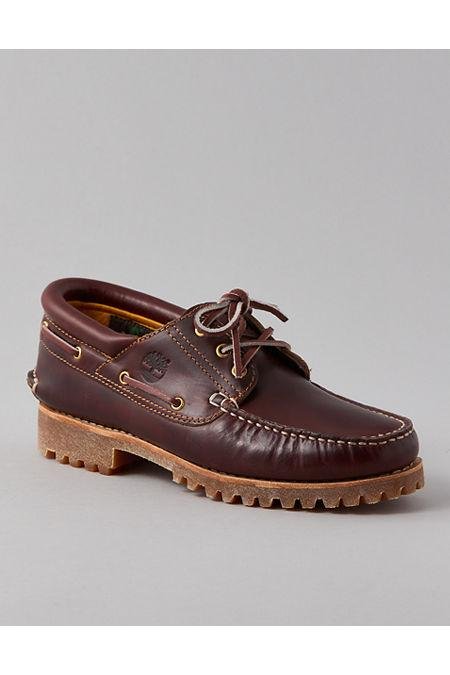 Timberland Mens 3-Eye Classic Boat Shoe Men's Brown 10 by AMERICAN EAGLE