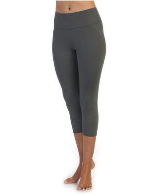 High Waist Three-Fourth Compression Leggings by AMERICAN FITNESS COUTURE