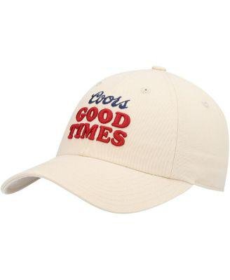 Men's Cream Coors Cascade Slouch Adjustable Hat by AMERICAN NEEDLE