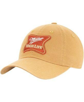 Men's Gold Miller Beer Ballpark Adjustable Hat by AMERICAN NEEDLE
