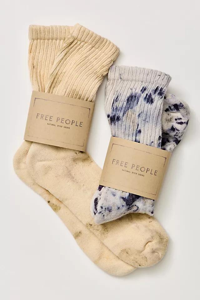 Natural Floral Dyed Socks by AMERICAN TRENCH | FREE PEOPLE