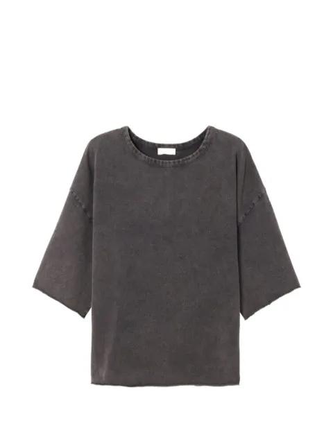 Afoma raw-edge drop-shoulder T-shirt by AMERICAN VINTAGE