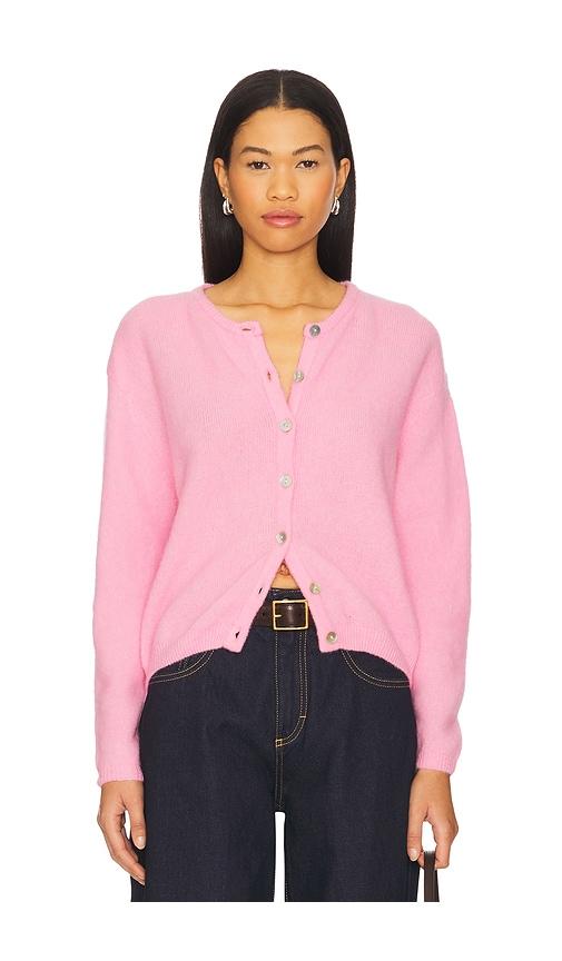 American Vintage Vitow Cardigan in Pink by AMERICAN VINTAGE