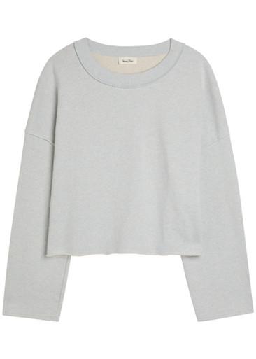 Dantown cropped cotton sweatshirt by AMERICAN VINTAGE