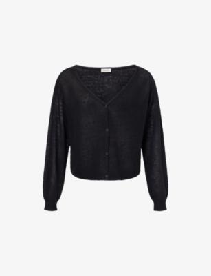 Dumy V-Neck Wool-Blend Cardigan by AMERICAN VINTAGE