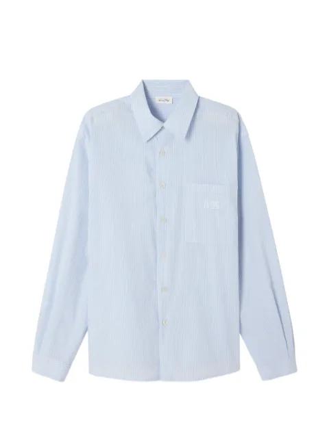 Eluabird striped patch-pocket cotton shirt by AMERICAN VINTAGE