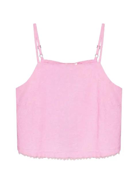 Feoly ace-trim spaghetti-strap top by AMERICAN VINTAGE