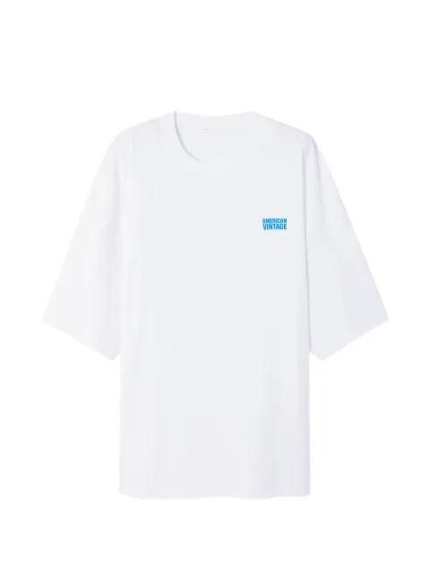 Gixy logo-detail T-shirt by AMERICAN VINTAGE