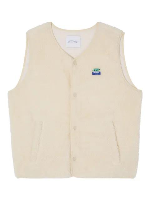 Hoktown faux-shearling gilet by AMERICAN VINTAGE