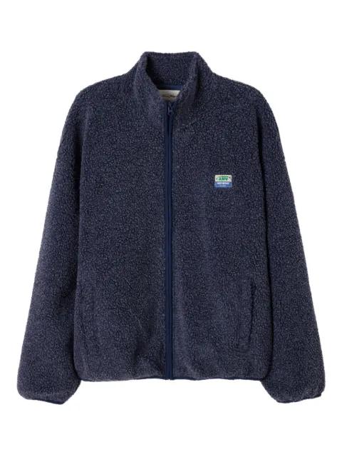 Hoktown fleece-texture zip-up jacket by AMERICAN VINTAGE