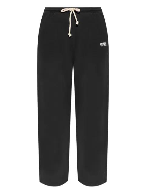 Izubird drawstring logo-print trousers by AMERICAN VINTAGE