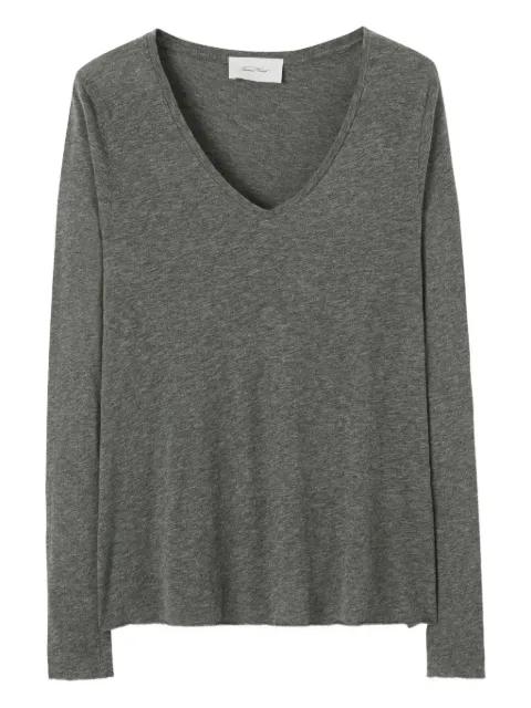 Jacksonville v-neck long-sleeved top by AMERICAN VINTAGE