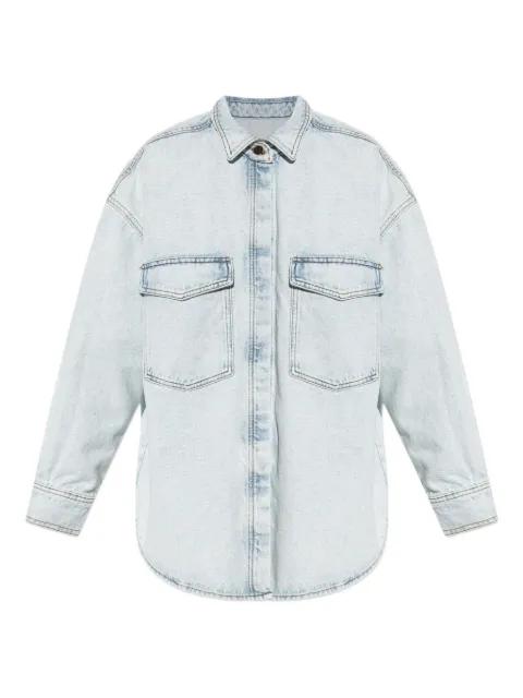 Joybird patch-pocket denim shirt by AMERICAN VINTAGE