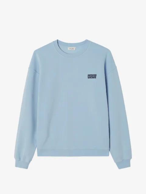 Plizzy logo-print sweatshirt by AMERICAN VINTAGE