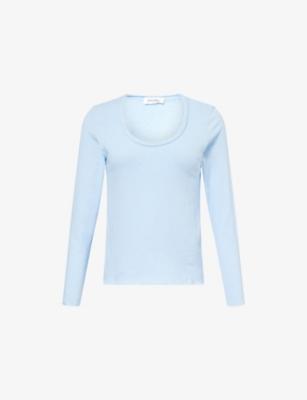 Sonoma Scoop-Neck Cotton T-Shirt by AMERICAN VINTAGE