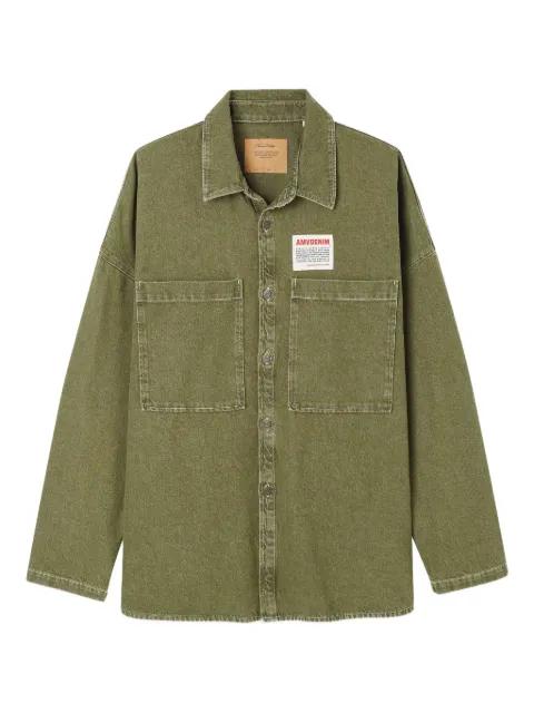 Uzatown patch-pocket denim shirt by AMERICAN VINTAGE