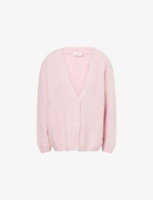 V-Neck Long-Sleeve Knitted Cardigan by AMERICAN VINTAGE