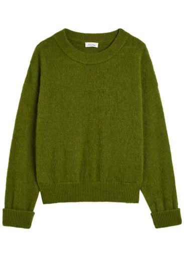 Vitow brushed alpaca and wool-blend jumper by AMERICAN VINTAGE
