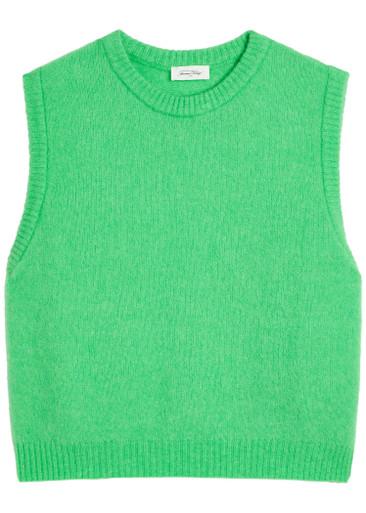 Vitow brushed alpaca and wool-blend vest by AMERICAN VINTAGE