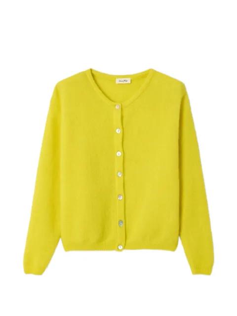 crew-neck long-sleeve cardigan by AMERICAN VINTAGE