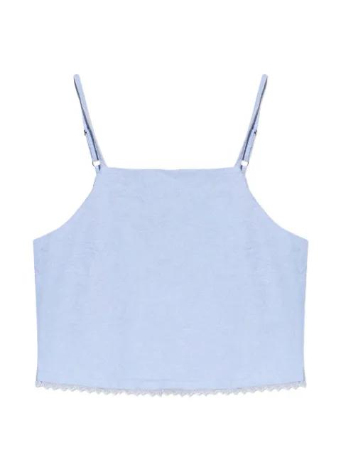 lace-trim Feoly top by AMERICAN VINTAGE
