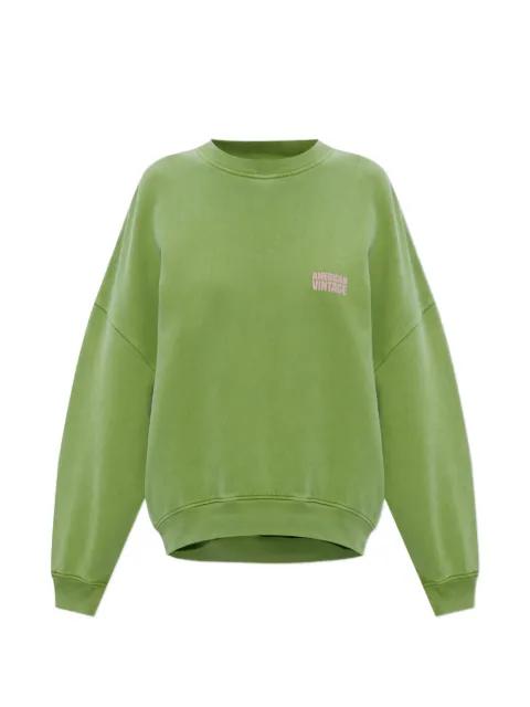 logo crew neck sweatshirt by AMERICAN VINTAGE
