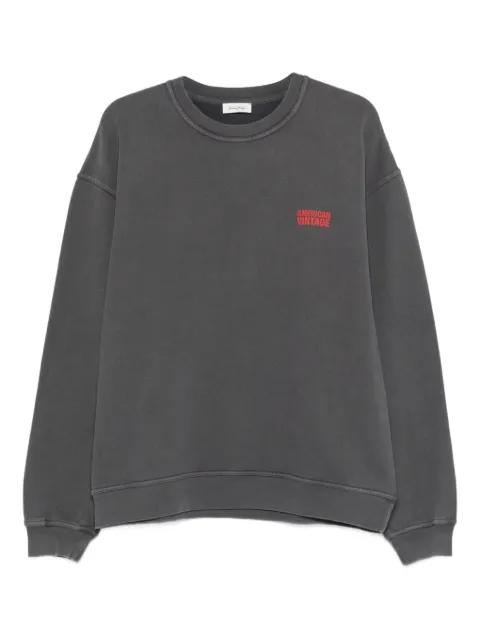 logo-detail sweatshirt by AMERICAN VINTAGE