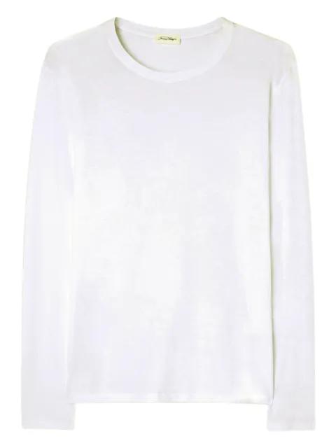long-sleeve round-neck T-shirt by AMERICAN VINTAGE