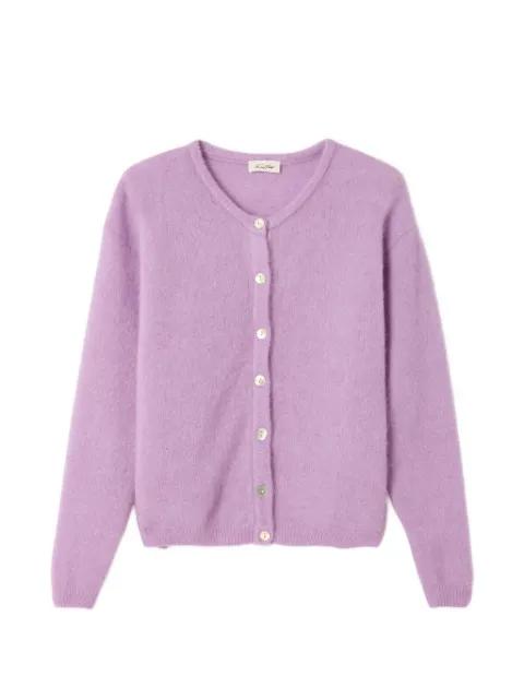 long-sleeve round-neck cardigan by AMERICAN VINTAGE