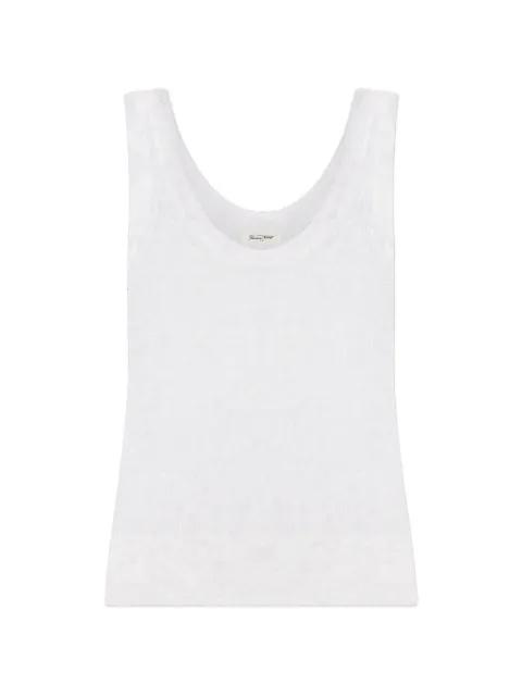 scoop-neck top by AMERICAN VINTAGE
