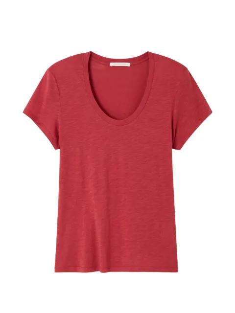 short-sleeve V-neck T-shirt by AMERICAN VINTAGE