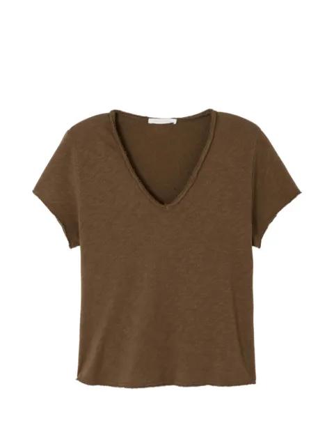 short-sleeve V-neck T-shirt by AMERICAN VINTAGE
