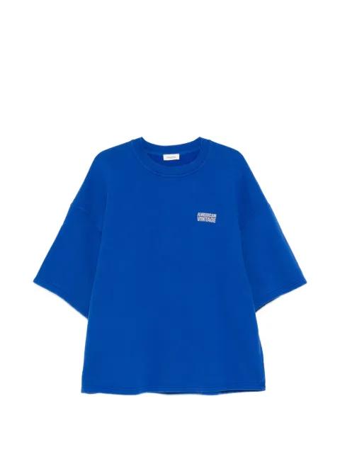 short-sleeve crew-neck sweatshirt by AMERICAN VINTAGE