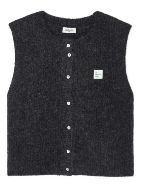 sleeveless button East cardigan vest by AMERICAN VINTAGE