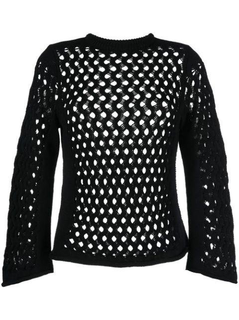open-knit design jumper by AMI AMALIA