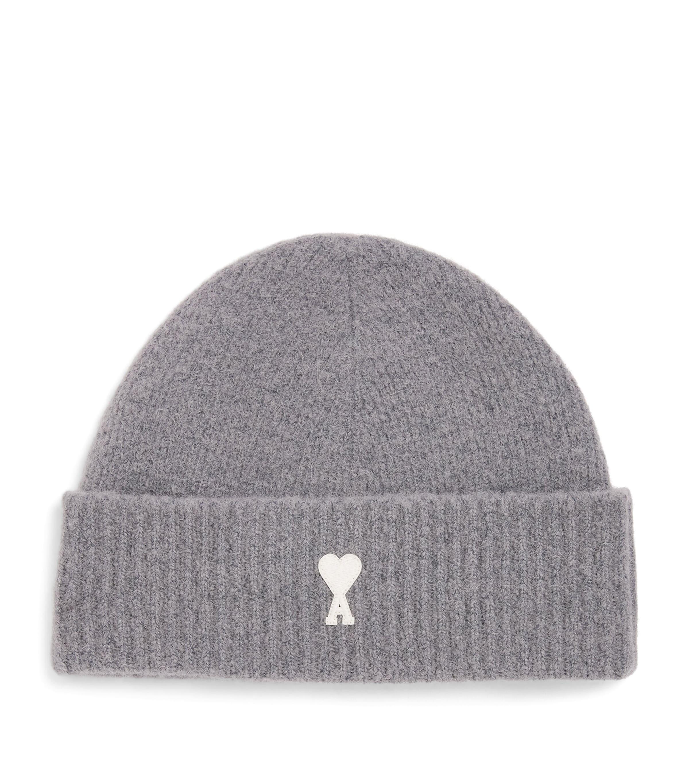 AMI Paris Wool-Blend Ami de Coeur Beanie by AMI
