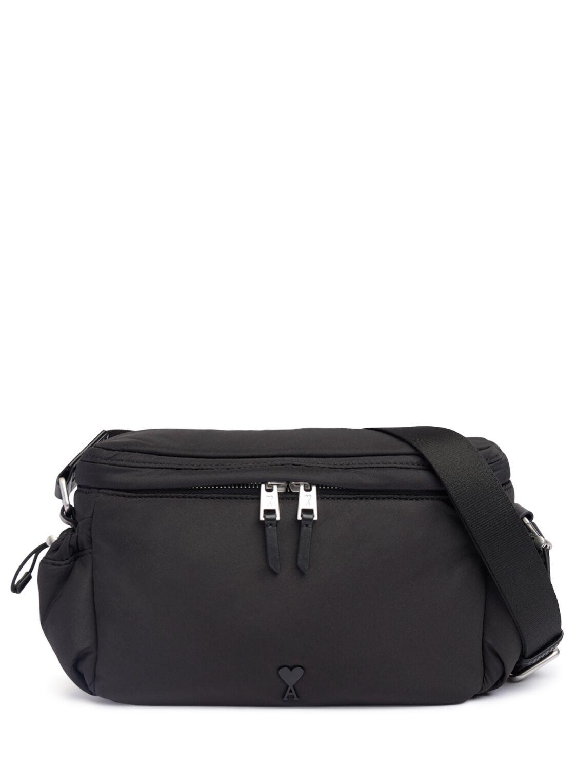 Ami De Coeur Nylon Messenger Bag by AMI