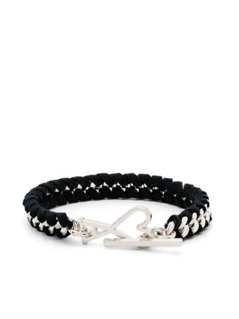 Ami De Coeur braided-chain bracelet by AMI