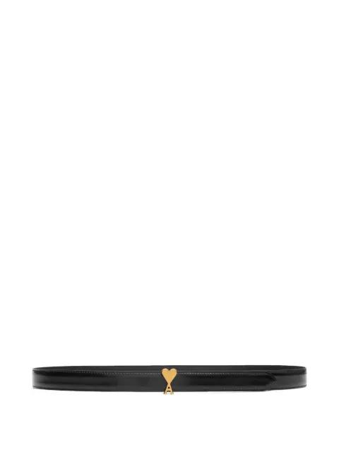 Ami De Coeur buckle leather belt by AMI