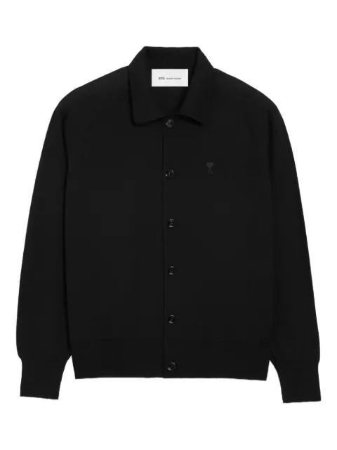 Ami De Coeur chest-embroidered cardigan by AMI