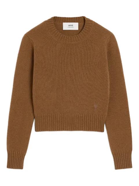 Ami De Coeur crew-neck cashmere sweater by AMI