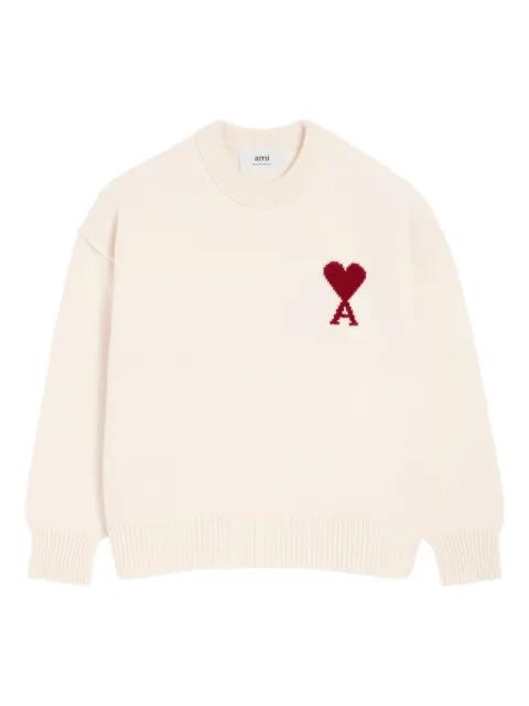 Ami De Coeur crew-neck wool sweater by AMI