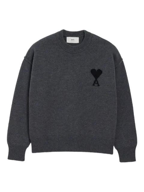 Ami De Coeur crew-neck wool sweater by AMI