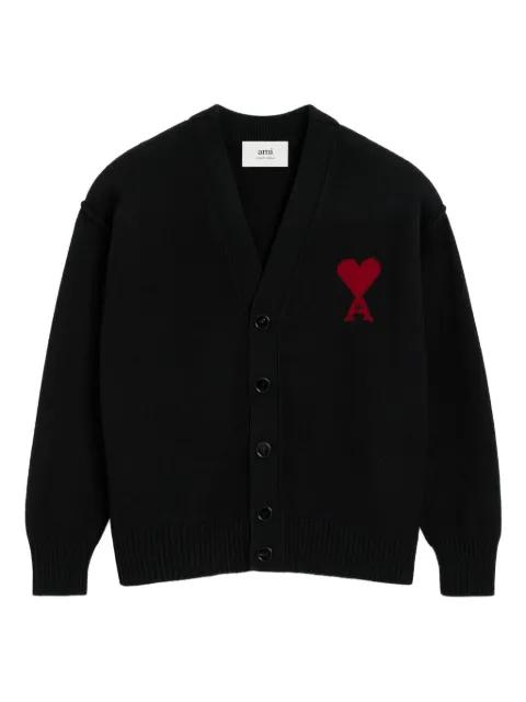 Ami De Coeur embroidered cardigan by AMI