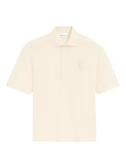 Ami De Coeur embroidered polo shirt by AMI