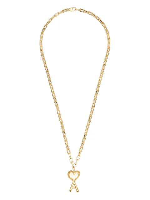 Ami De Coeur hammered necklace by AMI